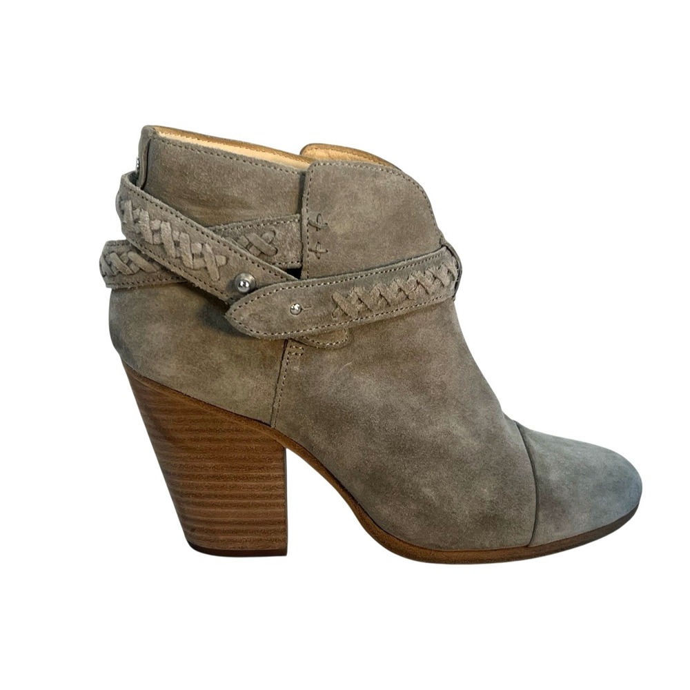 Rag and Bone Women's Grey Suede Harrow Boots Size EU 38.5US 7.5 - Picture 2 of 8